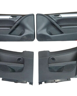 Door Panel Set – Black Leather Brushed Trim – 2012 Golf R