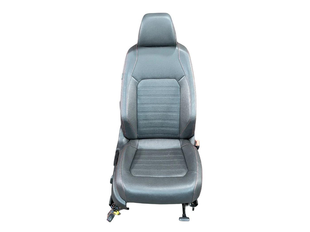 Seat - Front RH Black w/ Red Stitching Power - 2013 Jetta GLI